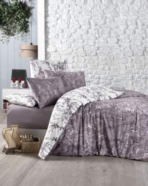 Постельное белье ранфорс First Choice Zena Lilac