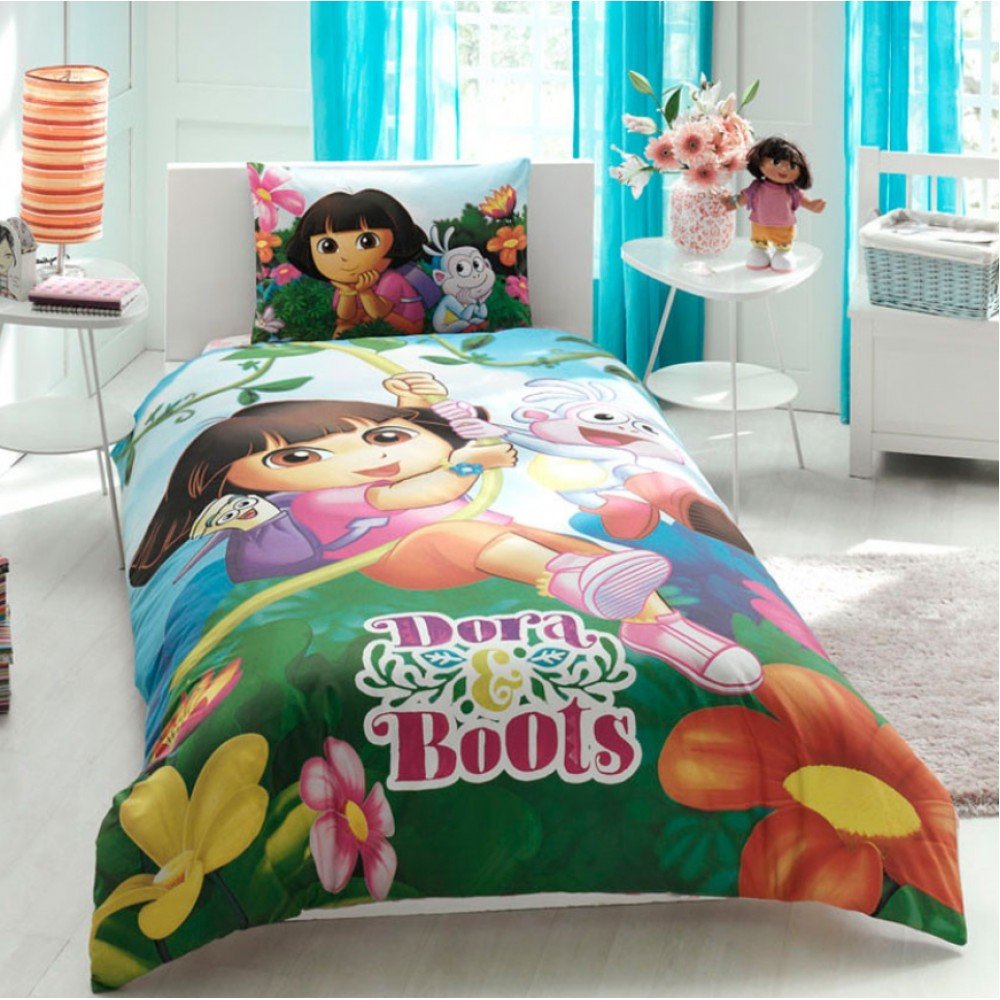 Детские постельное белье Tac Dora and Boots Детские постельное белье Tac Dora and Boots