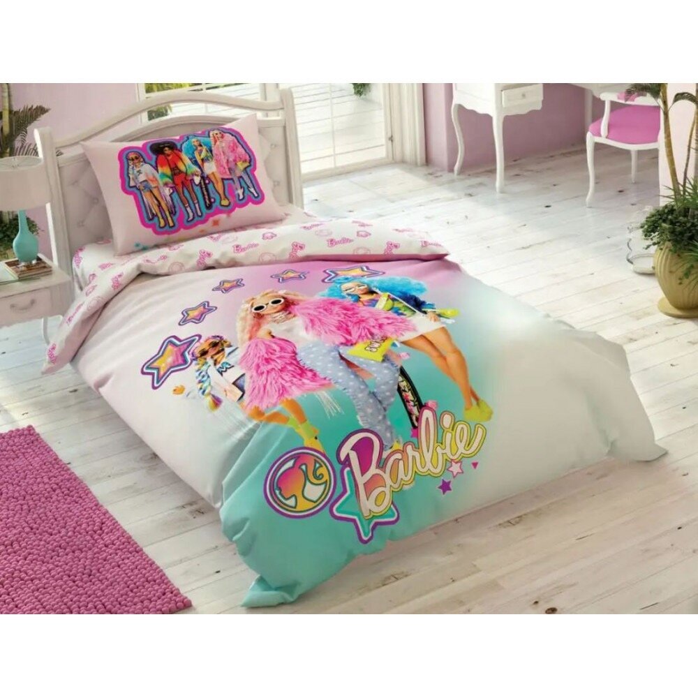 Детское постельное белье Tac Disney Barbie Extra Lamba hed