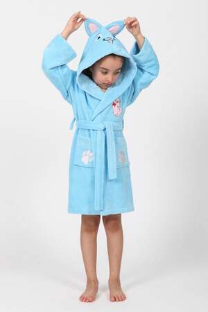 Дитячий махровий халат для дівчинки Nusa
