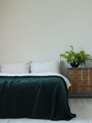 Покривало на ліжко Betires BRISTOL Dark green 220x240