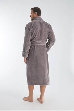 Мужской махровый длинный халат Nusa 1330