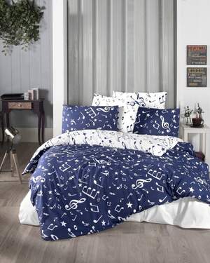 Постельное белье First Choice Major Navy Blue