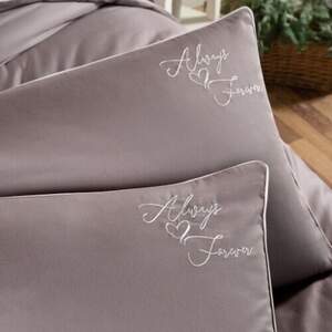 Сатиновое постельное белье First Choice Timeless lilac