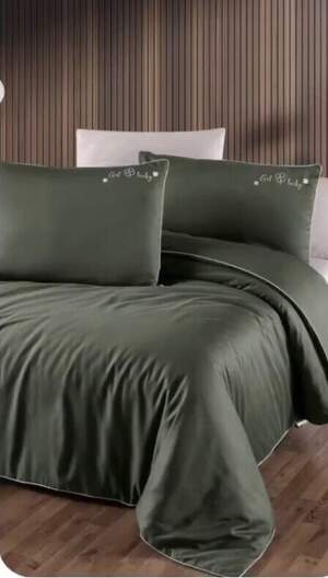 Постільна білизна з сатину First Choice Timeless green євро