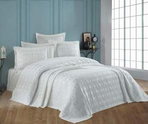 Покрывало на кровать Gardine's Ekose Krem 240x260