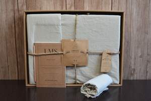 Семейное постельное белье хлопок LIMASSO Oxford Tan