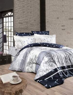 Постільна білизна First Choice DOGA NAVY BLUE