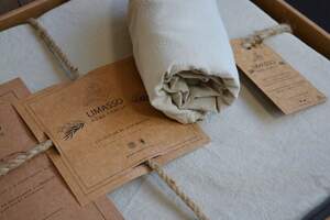 Полуторное постельное белье хлопок LIMASSO Oxford Tan