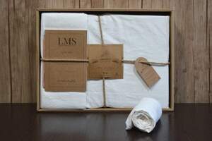Полуторное постельное белье хлопок LIMASSO Snow White