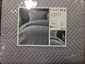 Покривало на ліжко з наволочками Issimo home Simply Grey