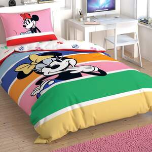 Детское постельное белье Tac Disney Minnie  Mouse Rainbow