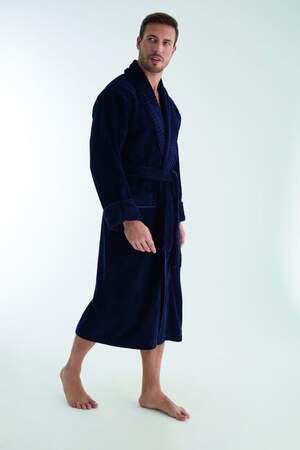 Мужской махровый длинный халат Nusa 1330 Мужской махровый длинный халат Nusa 1330