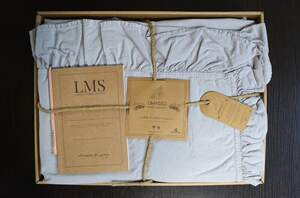 Полуторное постельное белье хлопок LIMASSO Opal Grey