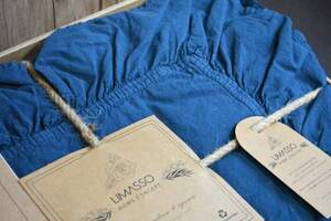Семейное постельное белье хлопок LIMASSO Dress Blue