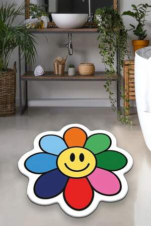 Килимок у дитячу кімнату Chilai Home Smiling Colorful Daisy 140*140