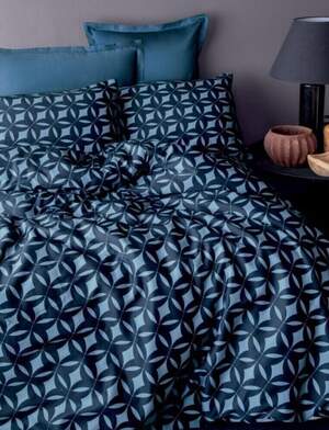 Постельное белье Сатин Issimo home Mondo blue