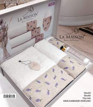 Набор махровых полотенец La Maison с ароматом Narin