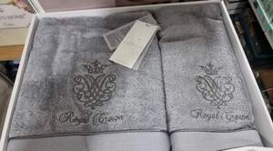 Набор махровых полотенец Maison D'or Royal Crown grey