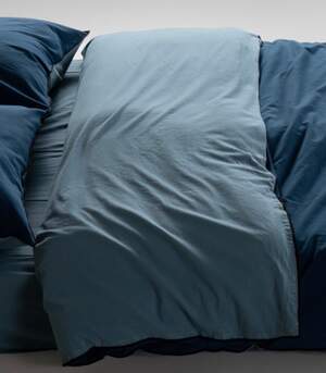 Постельное белье вареный хлопок LIMASSO Essualte Akdeniz Mavisi – Dress Blue