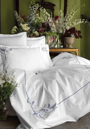 Постельное белье сатин люкс Issimo home Voynt Blue