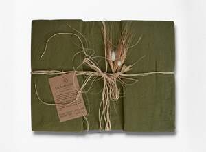 Постільна білизна бавовна La Maison Stonewashed 200 х 220 см Mariella Green Muse Постільна білизна бавовна La Maison Stonewashed 200 х 220 см Mariella Green Muse