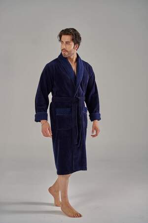 Халат махровий чоловічий довгий Nusa 1510
