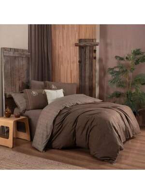 Фланелева постільна білизна Sarev Ederlezi mocha Фланелева постільна білизна Sarev Ederlezi mocha