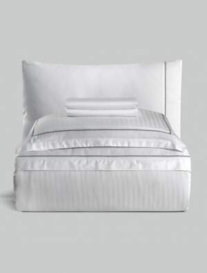 Постільна білизна з сатину La romano ORCELLA WHITE