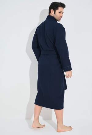 Чоловічий довгий вафельний халат Nusa 22655