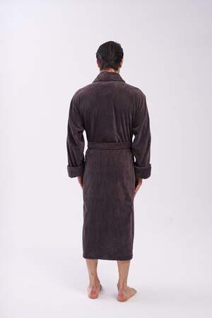 Мужской махровый длинный халат Nusa 1330