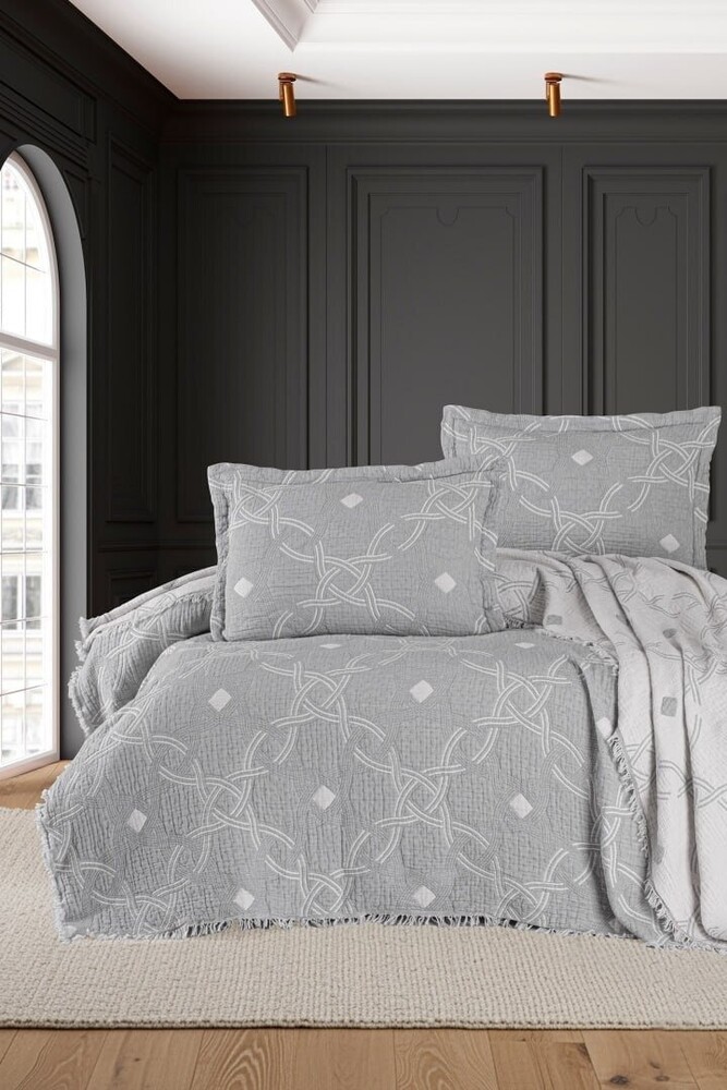 Муслиновое покрывало на кровать First Choice Blooming 240х260 Муслиновое покрывало на кровать First Choice Blooming 240х260