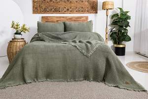 Вафельне покривало на ліжко Saheser Norah 240х260