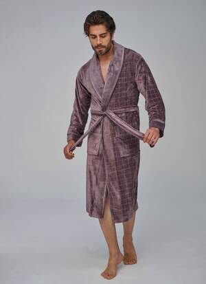 Чоловічий велюровий халат Nusa 26680