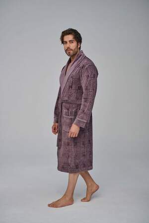 Чоловічий велюровий халат Nusa 26685