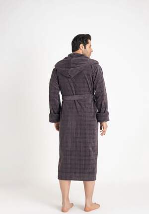 Чоловічий довгий махровий халат Nusa 1490