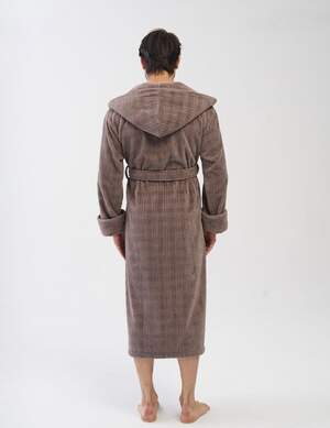Мужской махровый длинный халат Nusa 1490