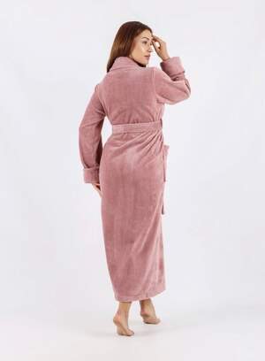 Махровый халат длинный женский Nusa 3883