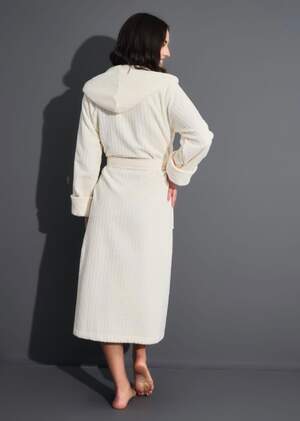 Махровый халат длинный женский Nusa 4275