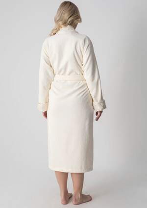 Жіночий довгий махровий халат Nusa 4147