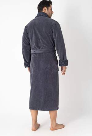 Мужской махровый длинный халат Nusa 15165
