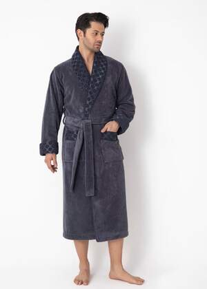 Чоловічий довгий махровий халат Nusa 15165