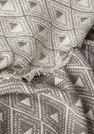 Покривало на ліжко муслінове Issimo home Levone Brown