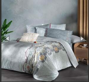 Постельное белье поплин Sarev Zeno vi gri