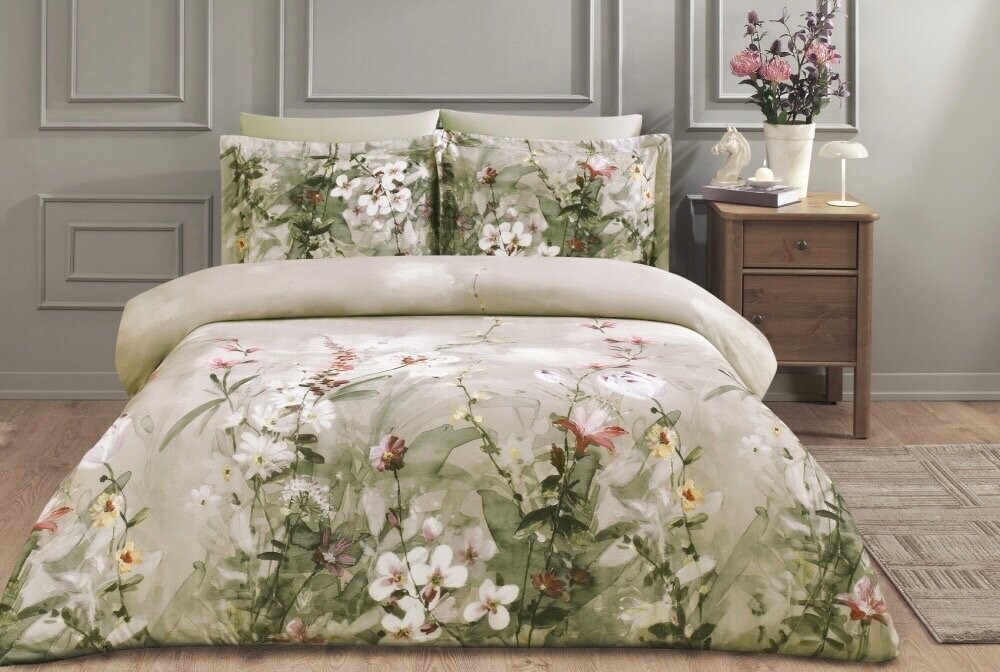 Постельное белье сатин TIVOLYO HOME Batik евро размер Постельное белье сатин TIVOLYO HOME Batik евро размер